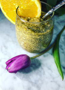 Pineapple Carrot chia pudding