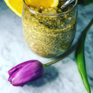 Pineapple Carrot chia pudding