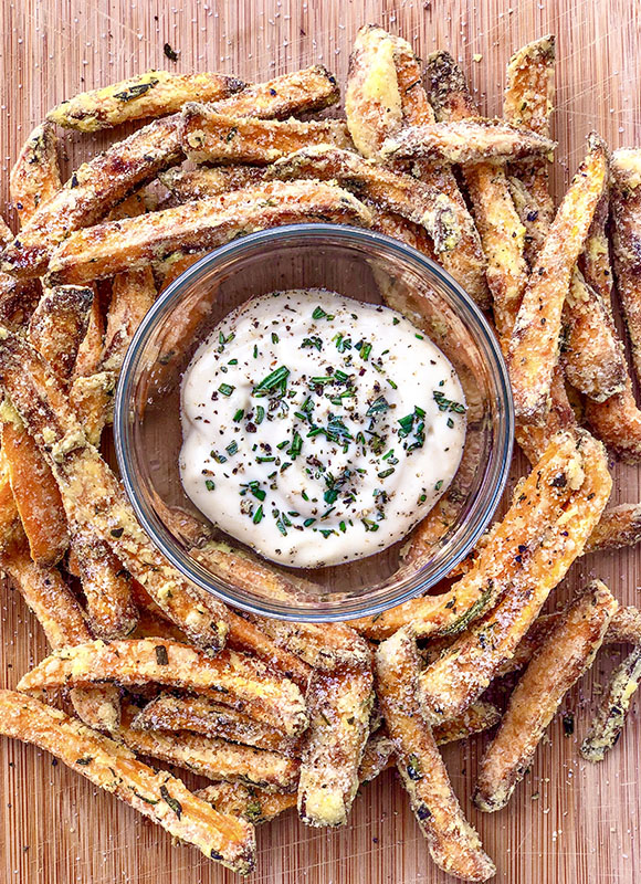 Restaurant quality truffle sweet potato fries