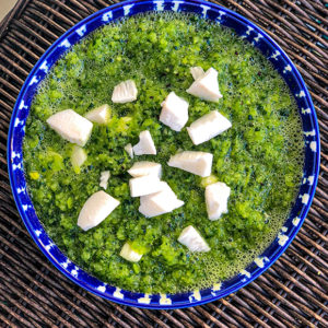 Refreshing Fizzy Green Gazpacho