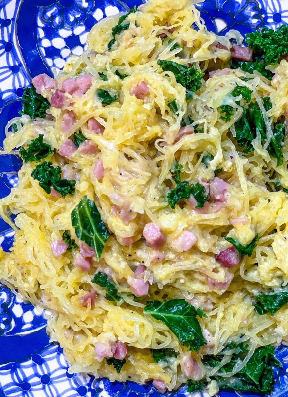 Spaghetti Squash Carbonara