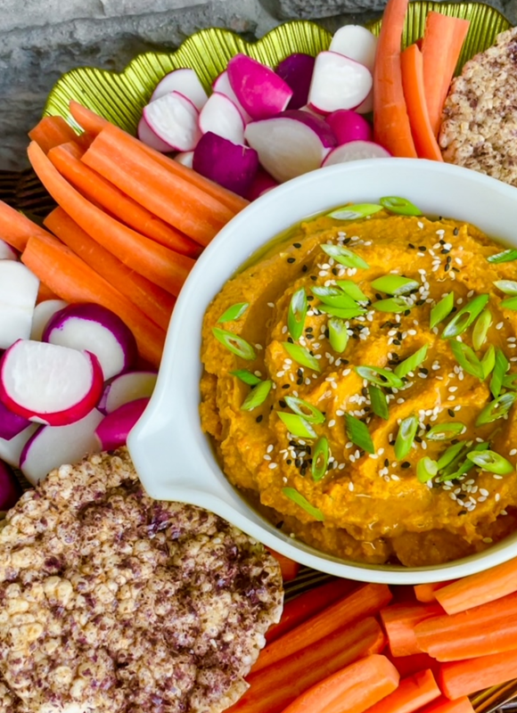 Thai carrot hummus