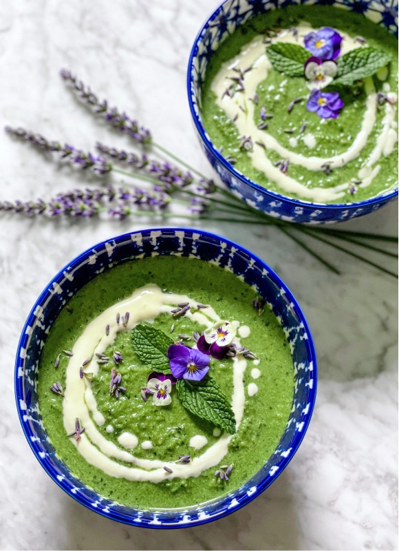 Zesty Green Gazpacho